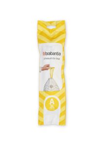 Brabantia Affaldspose A, 3 liter Hvid - 20 ps/rl