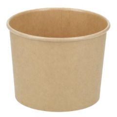 Pap Bæger Soup-To-Go Brun 35 cl Ø96 x 69 mm - 50 stk/ps