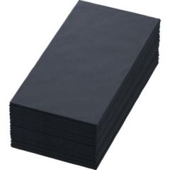 Duni Serviet 40 x 40 cm 3-lag 1/8-fold Sort - 250 stk/pk