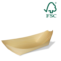Træ Båd FSC 24 cm - 100 stk/pk