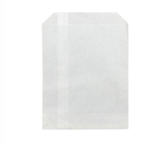 Bagerpose 0.25 kg 140 x 170 + 20 mm 40 gr Hvid - 1000 stk/krt