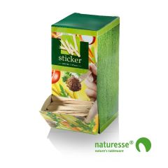 Træ Gaffel Pommes Frites i Disp. Box 8,5 cm - 1000 stk/pk