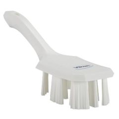 Vikan Håndbørste stive børstehår, Hvid PP/polyester/glas