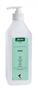 Plum cremesæbe Daily i pumpeflaske - 600 ml/fl