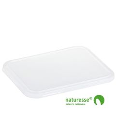 PLA Låg til menubakke Klar - 100 stk/pk