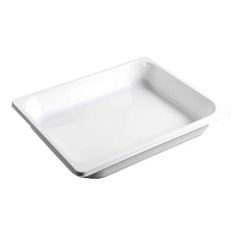 Bakke 3350 ml 325 x 265 x 49 mm CPET Hvid - 116 stk/krt