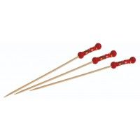 Bambus Pindemadspind Fuji 120 mm Rød - 250 stk/pk