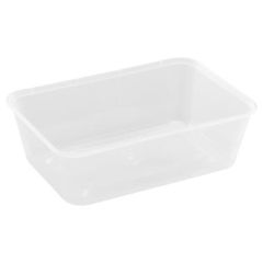 Nudelbakke 750 ml 175 x 120 x 52 mm PP Klar - 50 stk/pk
