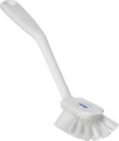 Vikan opvaskebørste m. skrabekant i hvid, 28 cm - 1 stk