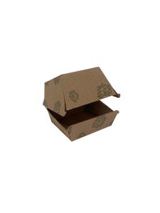 Burgerboks Bølgepap Ryan's 100 x 105 x 100 mm Brun - 150 stk/krt - UDEN AFGIFTER OG GEBYR