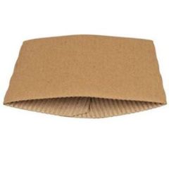 Pap Manchet Kaffebæger Brun 300-400 ml - 1000 stk/krt