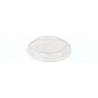PLA Låg m. kant Klar Ø96 mm - 100 stk/pk