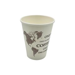 Pap/PE Kaffebæger 12 oz / 30 cl Ø90 x 110 mm Single Wall One World - 50 stk/pk