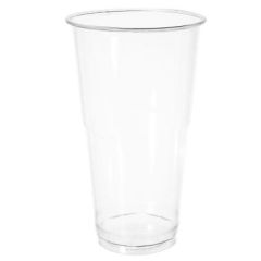 Plastglas Bioware 50 cl Ø95 mm x H 164 mm Bionedbrydelig Klar - 50 stk / ps