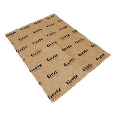 Sandwichpapir Gertz Bakery 38 x 50 cm 42 gr PE-coated Brun - 1000 stk/krt