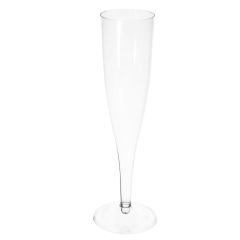 Champagneglas på fod 10 cl 20 cm PS displayæske - 10 stk/pk