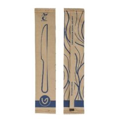 Træ Kniv Voksbehandlet Enkeltpakket 165 mm - 100 stk/ps
