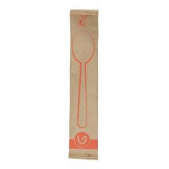 Træ Spiseske Voksbehandlet Enkeltpakket 160 mm - 100 stk/ps