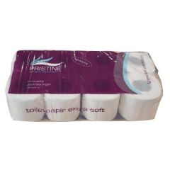 Toiletpapir Pristine Extra 2-lag - 12 pk x 8 rl/krt