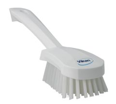 Vikan Vaskebørste m. kort skaft i hvid, 27 cm - 1 stk