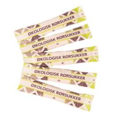 Rørsukker Sticks 3 gr, Økologisk Fairtrade - 1000 stk
