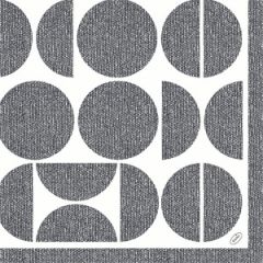 Dunisoft Serviet 40 x 40 cm Shapes - 60 stk/pk