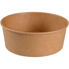 Skål Gastro Brun Pap/PE 1100 ml 38 oz Ø18,7 cm - 6 pk x 50 stk/krt