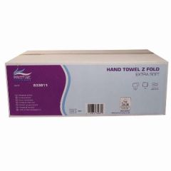 Pristine Extra Soft Håndark Z-fold nyfiber - 25 pk x 150 stk/krt
