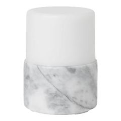 Duni Marmor Lysholder Bright t/LED 75 x 105 mm - 4 stk/krt