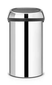 Brabantia Touch Affaldsspand 60 liter Stål/Stål låg