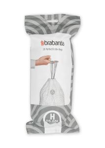 Brabantia Affaldspose H, 40-50 liter Hvid - 20 ps/rl