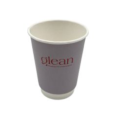 Kaffebæger Glean 30 cl/12 oz Double Wall PE-coating - 500 stk/krt - UDEN AFGIFTER OG GEBYR