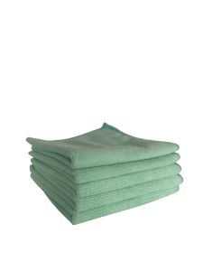 Microfiberklud 32 x 32 cm Grøn - 10 stk/pk