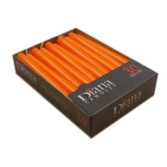 Antiklys 7.5 timer, Ø22 x 245 mm, Orange - 30 stk/pk