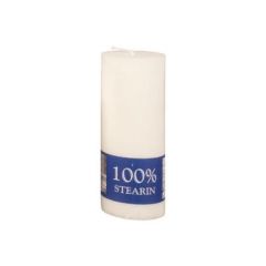 Bloklys 50 timer Ø60 x 160 mm Hvid - 12 stk/krt