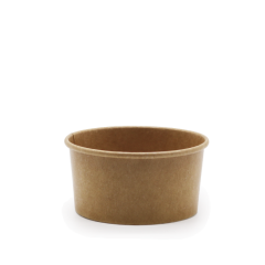 Pap Suppe-/Isbæger Brun 175 ml/6 oz, Ø100 mm - 50 stk/pk
