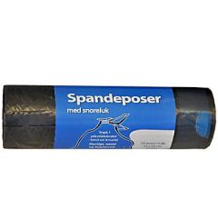 Spandepose 440 x 500 mm, 18 my Snoreluk MDPE Grå - 48 rl/krt