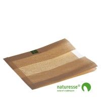 PLA Sandwichpose Natur 270 x 260 x 2 x 35 mm - 500 stk/krt