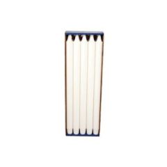 Kronelys Ø22 x 350 mm 14 timer Hvid - 10 stk/pk