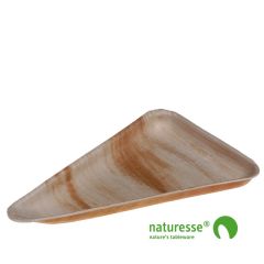 Palmeblad Tallerken Triangle 24.5 x 15 cm - 25 stk/pk