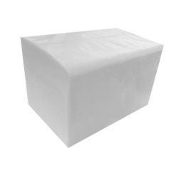 Genbrugspapir Hvidt Serviet Interfold 2-lag - 40 pk x 200 stk/krt