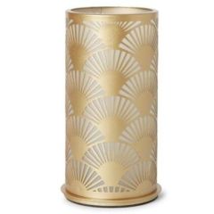 Duni Lysestage Peacock Ø75 x 140 mm Metal Guld - 4 stk/krt