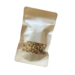 Kraft Doypack pose m. PET vindue 250 ml Brun - 1000 stk/krt