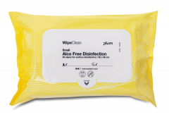 Plum Alco-Free Desinfektion Wipe, small 30x20 cm, 25 stk/pk