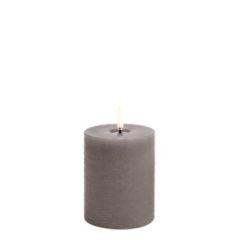 Bloklys LED Rustik Uyuni Ø7.8 x H10.1 cm Sandstone - 4 pk/krt