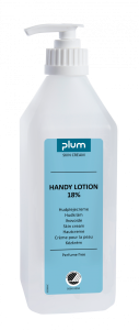 Plum hudcreme Handy Lotion 18% u/parfume m/pumpe - 600 ml/fl