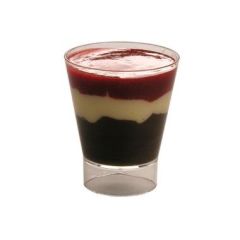 Glas Ø75/50x88 mm 200 ml PS Klar, 10 Stk/ps