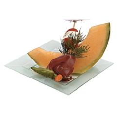 Fad 112 x 112 x 14 mm Pyramide Klar Grøn - 25 stk/pk