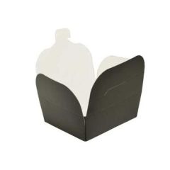 Pap Takeaway Æske Sort 700 ml 89 x 110 x 65 mm - 50 stk/ps