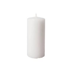 Bloklys Brændetid 60 timer, Ø60 x 180 mm, Hvid - 12 stk/krt
